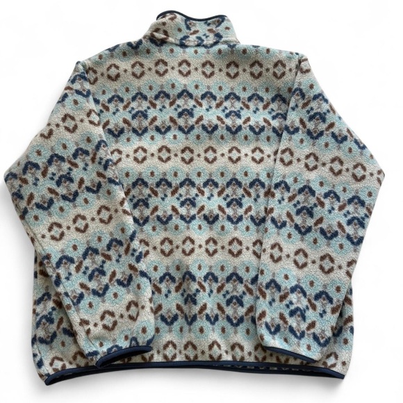 patagonia synchilla tundra cluster blue sky snap-t fleece pullover size xxl - Picture 5 of 5